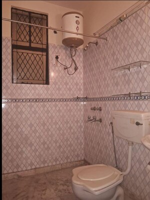 Bathroom in 2 BHK Builder Floor at East Of Kailash – for Rent