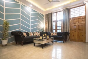 Living Room in 3 BHK Apartment at Aman Vihar – for Sale