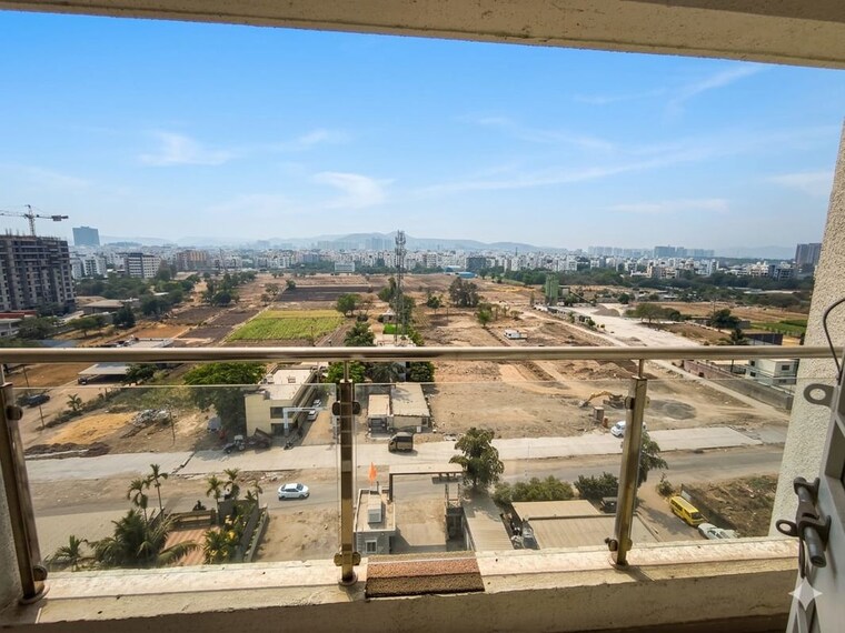 Balcony, linux-bonheur 3 Bedroom 1200 Sq.Ft. Apartment In Wakad Pune 10381765