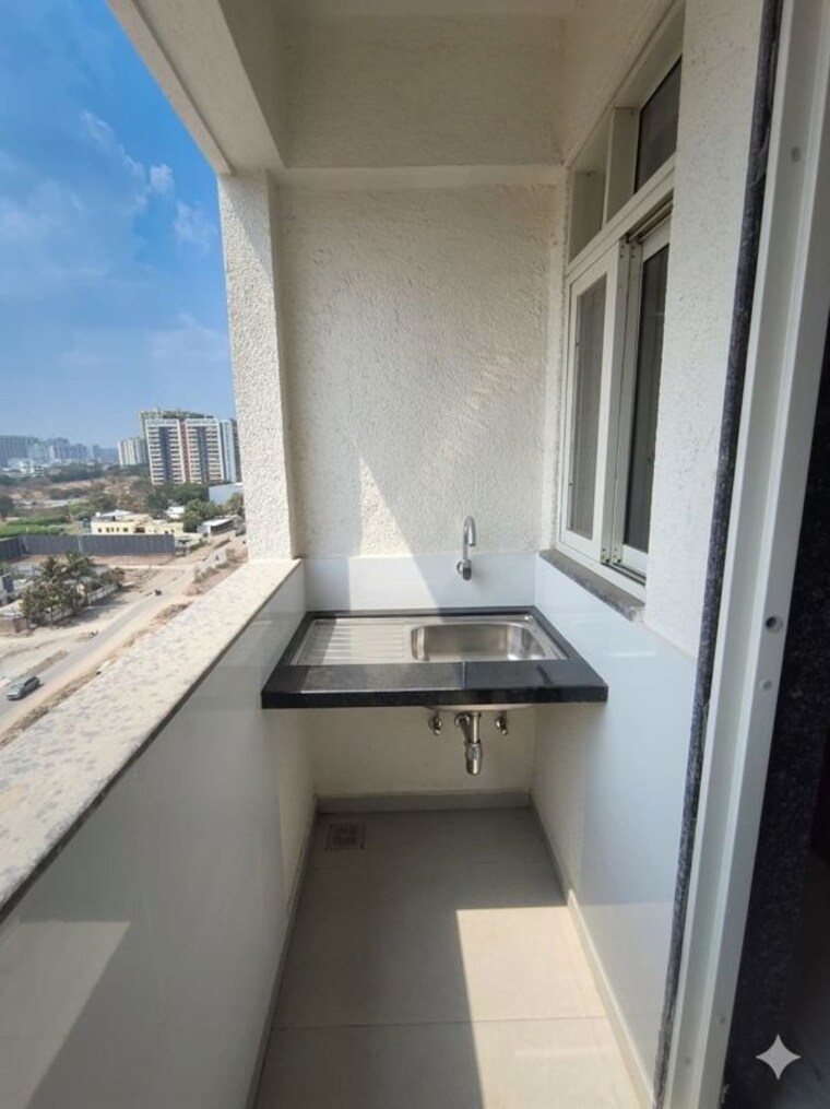 Balcony, linux-bonheur 3 Bedroom 1200 Sq.Ft. Apartment In Wakad Pune 10381765