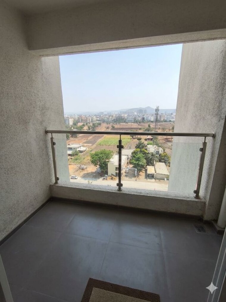 Balcony, linux-bonheur 3 Bedroom 1200 Sq.Ft. Apartment In Wakad Pune 10381765