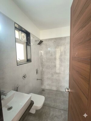 Bathroom in 3 BHK Apartment at Linux Bonheur, Wakad – for Rent