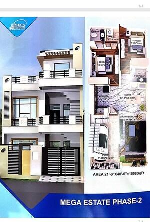 3 BHK Villa – Exterior View View at Goel Heights, Faizabad Road - for Sale
