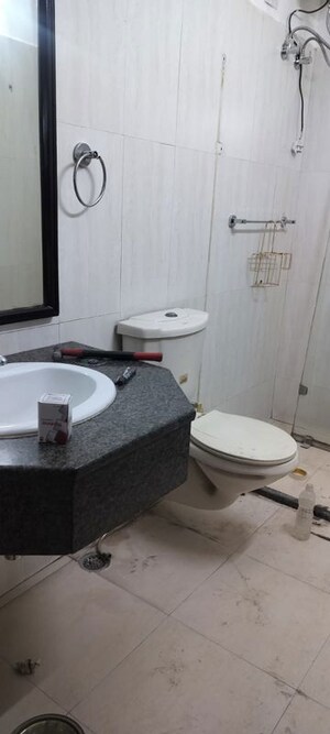 Bathroom in 3 BHK Builder Floor at Panchsheel Park – for Rent