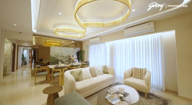 Living Room, godrej-arden 2.5 Bedroom 1680 Sq.Ft. Apartment In Sigma Iii Greater Noida Greater Noida 10371994