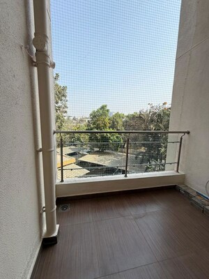 Balcony in 3 BHK Apartment at Paranjape Schemes Vasant Vihar Towers, Baner – for Rent