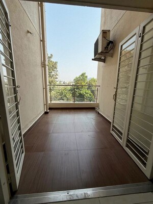 Balcony in 3 BHK Apartment at Paranjape Schemes Vasant Vihar Towers, Baner – for Rent