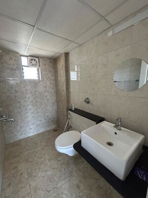 Bathroom in 2 BHK Apartment at Goyal Footprints, Thanisandra Main Road – for Rent