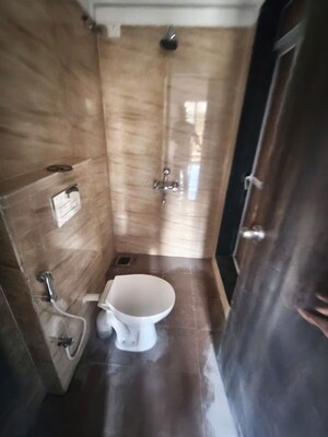 Bathroom in 1 BHK Apartment at Nakshatra Metro Majestic, Vartak Nagar – for Sale