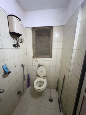 Bathroom in 1 BHK Apartment at Beas CHS, Khar West – for Rent