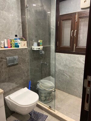 Bathroom in 3 BHK Apartment at Sector 7 Dwarka – for Rent