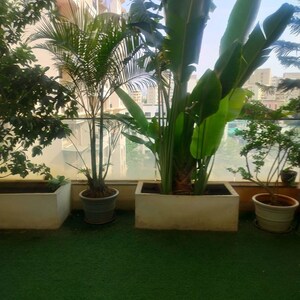 Living Room in 4 BHK Apartment at Marvel Diva 2, Magarpatta City – for Rent
