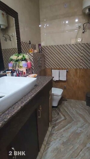 Bathroom in 2 BHK Builder Floor at Sector 23 – for Rent