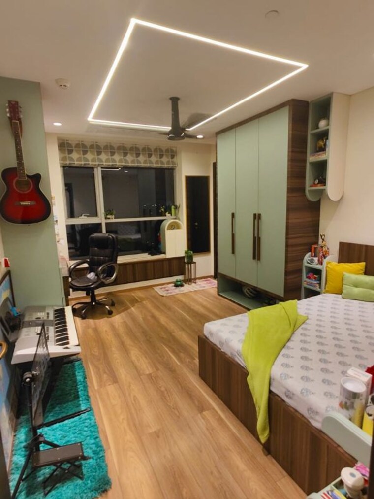 Bedroom, panchshil-towers 3.5 Bedroom 1707 Sq.Ft. Apartment In Kharadi Pune 10381983