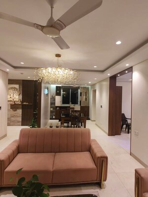 Living Room in 3.5 BHK Apartment at Panchshil Towers, Kharadi – for Rent