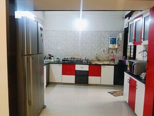 Kitchen in 3 BHK Apartment at Deep Indraprasth 5, Prahlad Nagar – for Rent