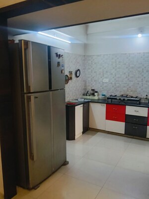 Kitchen in 3 BHK Apartment at Deep Indraprasth 5, Prahlad Nagar – for Rent