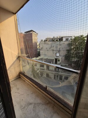 Balcony in 2 BHK Builder Floor at Chattarpur – for Rent