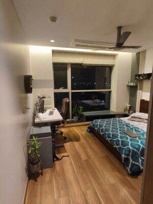 Bedroom in 3.5 BHK Apartment at Panchshil Towers, Kharadi – for Rent