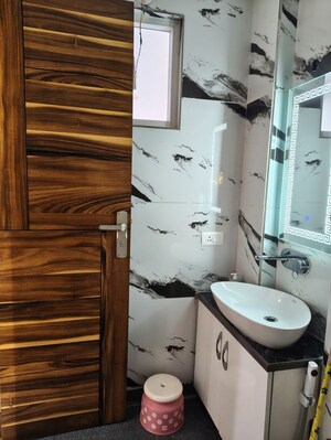 Bathroom in 3 BHK Apartment at Sector 7 Dwarka – for Rent