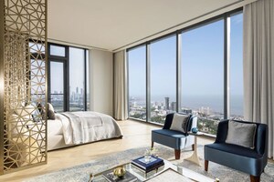 Bedroom in 3 BHK Apartment at Panorama Tower Andheri, Andheri West – for Sale