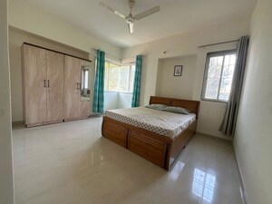 Master Bedroom in 2 BHK Apartment at Bhaktiyog CHS, Kothrud – for Rent