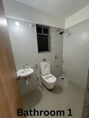 Bathroom in 2.5 BHK Apartment at Aeropolis Phase II, Dhanori – for Rent