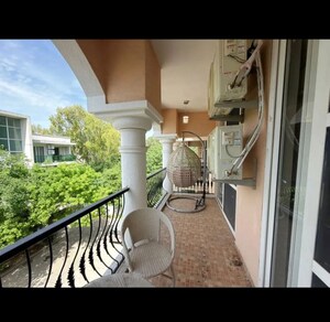 Balcony in 3 BHK Builder Floor at Omaxe New Chandigarh, North Mullanpur – for Sale