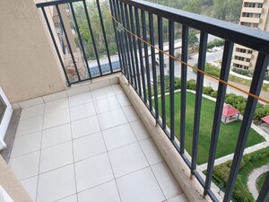 Balcony in 2 BHK Apartment at Tata Eureka Park, Sector 150 – for Rent