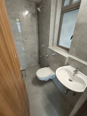 Bathroom in 1 BHK Apartment at Sheth Irene, Malad West – for Rent
