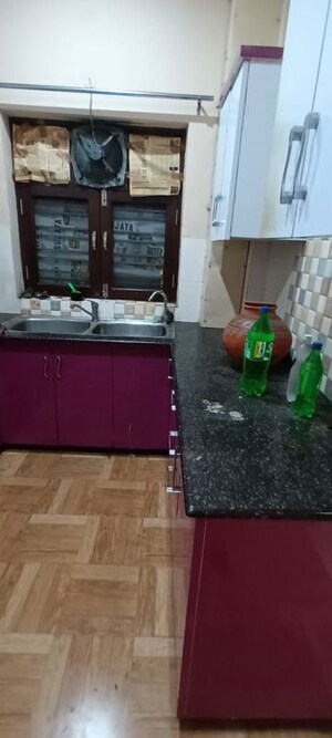 Kitchen in 3 BHK Builder Floor at Ansal Sushant Floors, Sushant Lok ii – for Rent