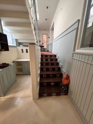Staircase in 4 BHK Apartment at Omaxe New Chandigarh, North Mullanpur – for Sale