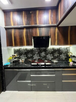 Kitchen in 2 BHK Apartment at Siddhivinayak Residency Naupada, Naupada – for Sale