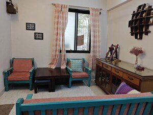 Living Room in 2 BHK Apartment at Himalaya CHS Asalfa, Asalpha – for Rent