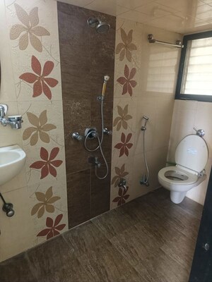 Bathroom in 2 BHK Apartment at Rajshree Tower, Uthalsar – for Rent