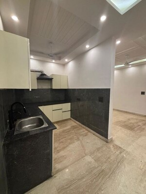 Kitchen in 2 BHK Builder Floor at Ramesh Nagar – for Rent