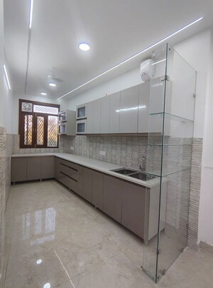 Kitchen in 3 BHK Apartment at Malviya Nagar – for Rent