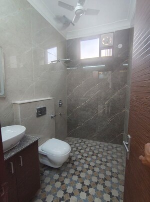 Bathroom in 3 BHK Apartment at Malviya Nagar – for Rent