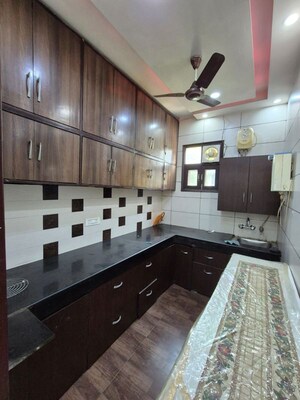 Kitchen in 3 BHK Builder Floor at Mansarover Garden – for Rent