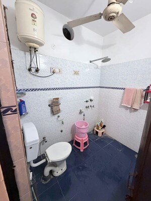 Bathroom in 1 BHK Builder Floor at Greater Kailash I – for Rent