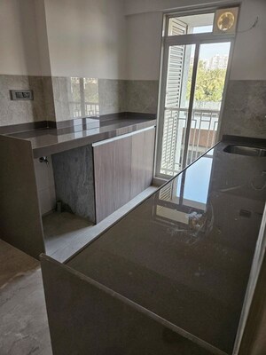 Kitchen in 1 BHK Apartment at Crescent Silverwoods, Powai – for Rent