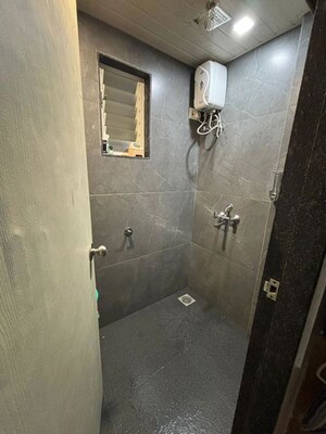 Bathroom in 1 BHK Apartment at Ashish Complex, Dhanori – for Rent