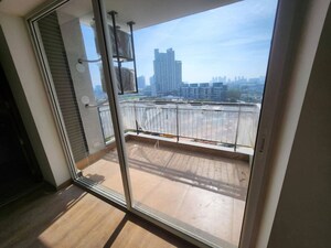 Balcony in 3 BHK Apartment at Godrej Meridien, Sector 106 – for Rent