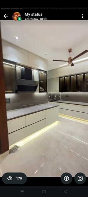 Kitchen in 4 BHK Builder Floor at Gyan Khand ii – for Sale