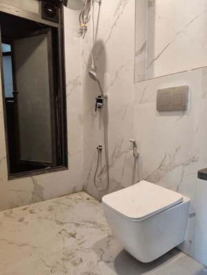Bathroom in 3 BHK Apartment at DLH Signature, Bandra West – for Rent