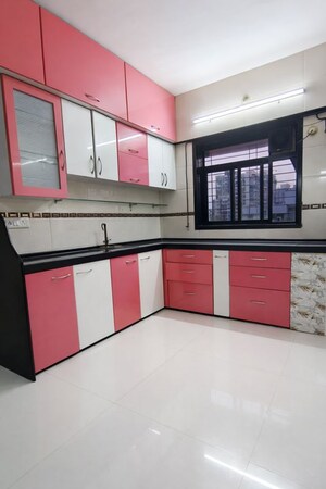 Kitchen in 2 BHK Apartment at Aditya CHS Mulund, Mulund East – for Rent