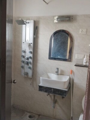 Bathroom in 3 BHK Apartment at KW Srishti Phase II, Raj Nagar Extension – for Rent
