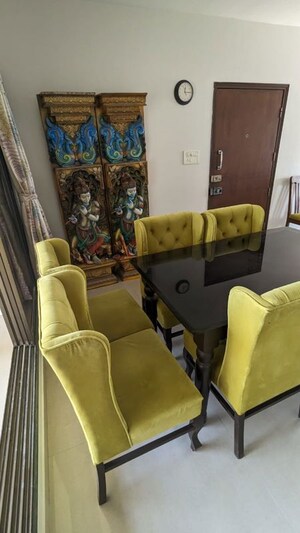 Living Room in 3 BHK Apartment at Bajaj Enchante Panchsheel CHS, Andheri West – for Rent