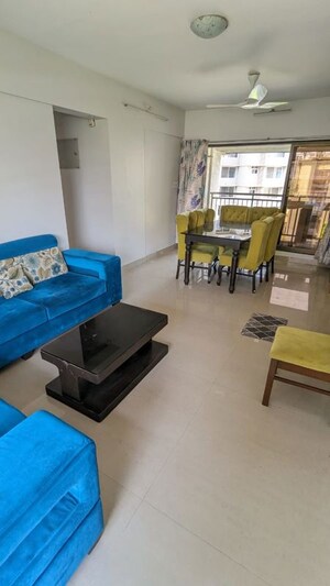 Living Room in 3 BHK Apartment at Bajaj Enchante Panchsheel CHS, Andheri West – for Rent