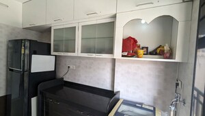 Kitchen in 3 BHK Apartment at Bajaj Enchante Panchsheel CHS, Andheri West – for Rent